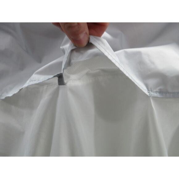 Nike Windrunner Windbreaker Mens XXL 2XL Jacket White Gray AR2191-100 - Picture 15 of 16